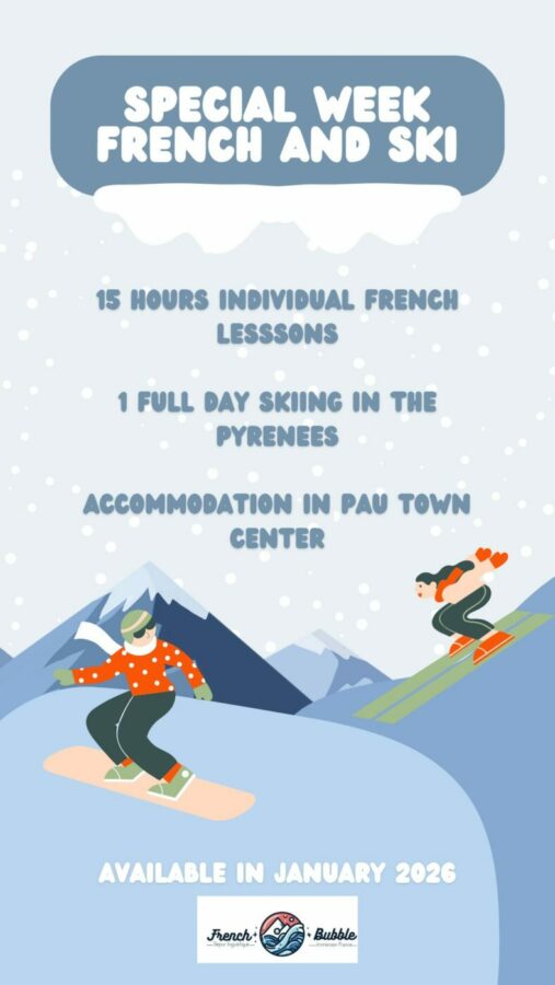 special winter immersion week : speak French and ski in the Pyrenees